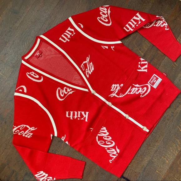 🔥HOST PICK🔥 NWT Kith x Coca- Cola x Mitchell & Ness sweater - Picture 12 of 15